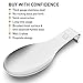 Stainless Steel Spoon Rest Set of 2, Fungun Large patula Ladle Holder, Spoon Rest Holder, Dishwasher Safe