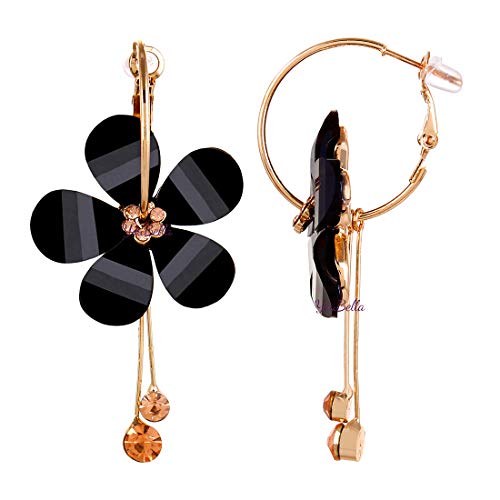 YouBella Jewellery Earings Gold Plated Floral Earrings for Girls and Women