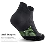 PAPLUS Ankle Compression Sock for Men and Women 2/4/6 Pairs, Low Cut Compression Running Sock with Ankle Support - Image 5
