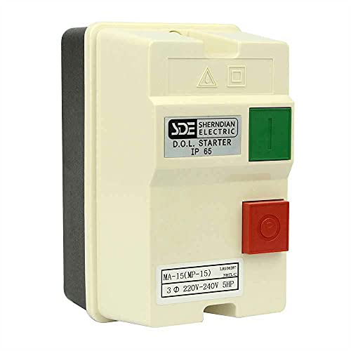 Big Horn 18835 3 Phase, 50HZ @ 240V & 60HZ @ 220V, 5-HP,12-18-Amp Magnetic Switch