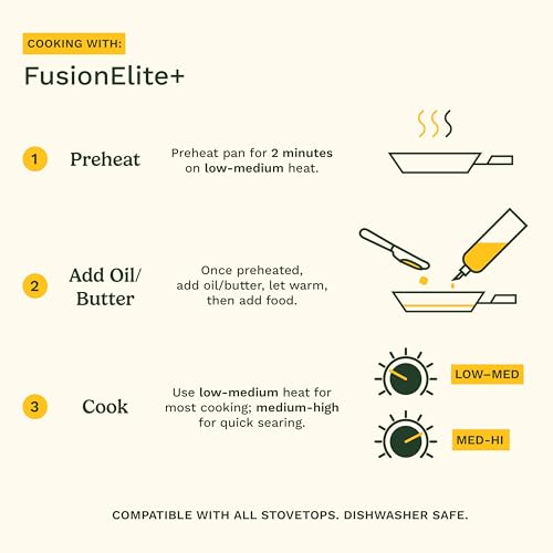 Cuisinart Skillet Set PurelySear Hybrid Tri-Ply Stainless Steel 6 Pc - image 7