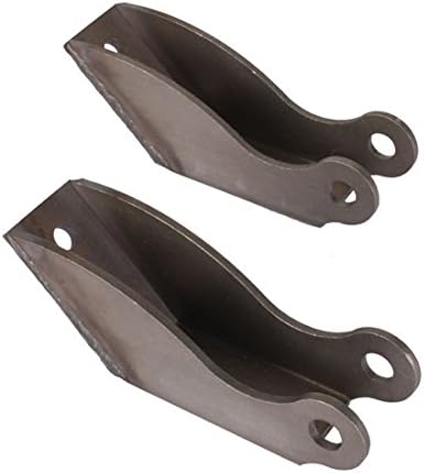 Speedway Motors Stainless Steel Upper Front Shock Bracket Universal Front Upper Shock Mount Bracket Stainless Steel Unpolished Heavy-Duty Suspension Mount with 1/2″ Shock Hole