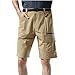Muscularfit Denim Shorts Stretchy Mens Quick Dry Shorts Summer Causal Cotton Button Pocket Zipper Cargo Shorts 6 Inch Inseam Fashion Outdoor Shorts Mens Shorts 5 Inch Inseam Khaki XL