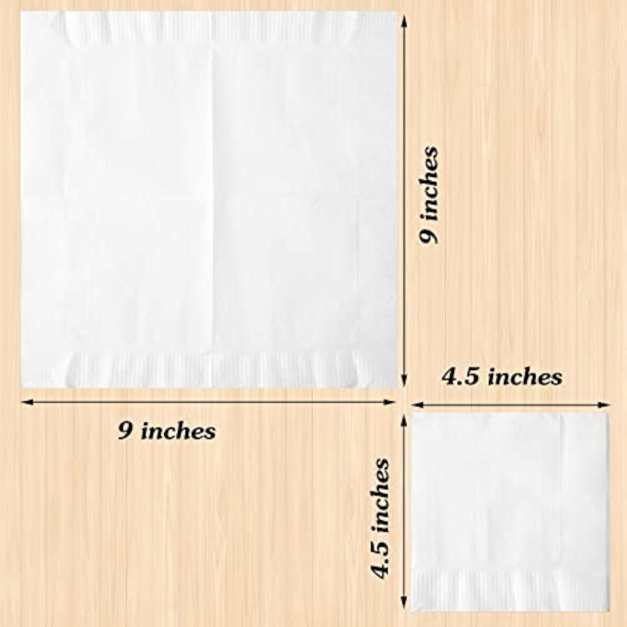 2000 Count White Beverage Cocktail Napkins, Paper Hand Towels