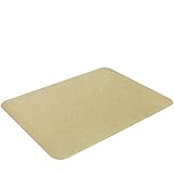 EnginDS 35"X 47" Floor Chair Mat, Carpet Protector, Beige Peni Chair mat Office Chair mat Office Cha