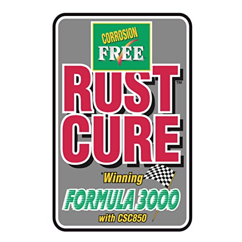 Corrosion Free Rust Cure Formula 3000 1G/4L Jug, Great For Vehicles, Buses, Tractors, Snowblowers, Mowers, Rust Prevention, Rust Inhibitor, Undercoating #TOP2