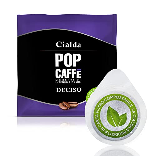 Pop caffe' cialda compostabile deciso 50 pz
