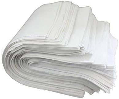2 kg cleaning cloths, 100 % pure cotton, blank white, environmentally friendly, DIN 61650