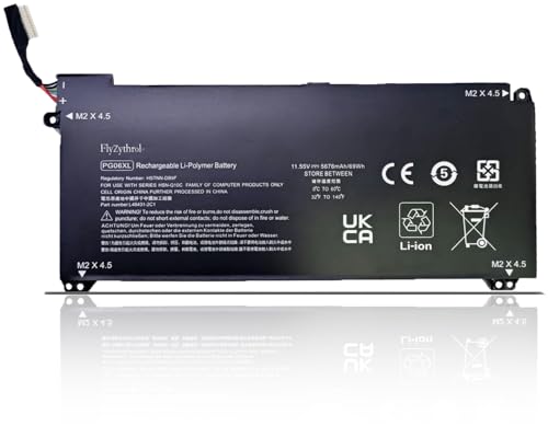 Batterie PG06XL compatible HP Omen 15-dh0000na HSTNN-DB9F 69Wh