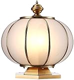  FanXus Creative citrouille forme pilier lanterne colonne lampe maison entrée poteau Villa cour clôture électrique toute lampe européenne rétro plein cuivre porte poteau lumière Made in China