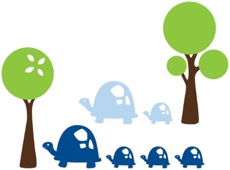 Turtle Parade Wall Decal