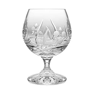 Barski Crystal – Sherry – Brandy – Cognac – Snifter – Glasses – Set of 6 – Handcrafted – Hand Cut Crystal Glass – Great for Spirits – Drinks – Bourbon – Wine – 8 ounce – Made in Europe