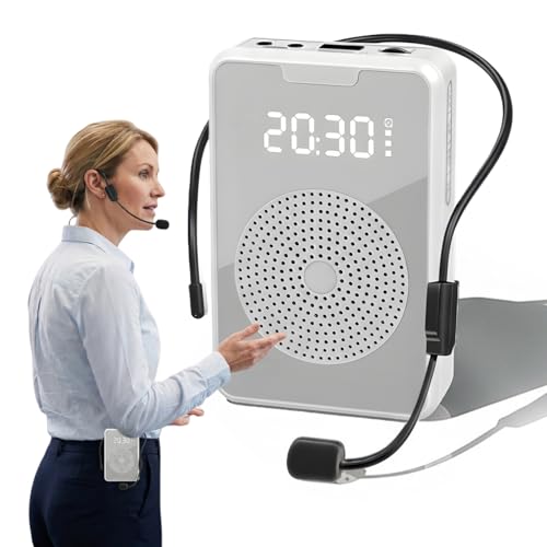 Amplificateur de voix sans fil contre la fatigue vocale haut-parleur avec micro