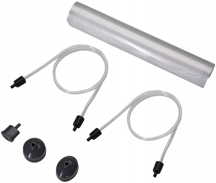 Vacuum sealer accessory hoses and adapters
