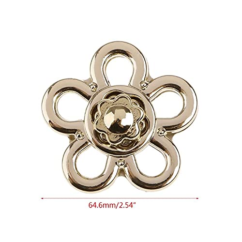 Amazon.com: ZYQHMY Flower Shape Clasp Turn Lock Locks Metal