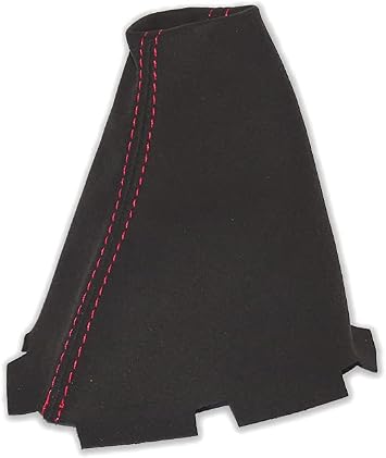 Ltd Gear Gaiter Compatible with Honda Civic Type R EP3 Suede Red Stitching