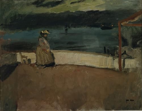 Toile paysage Fritz Thaulow décoration murale salon moderne affiche 60x90cm