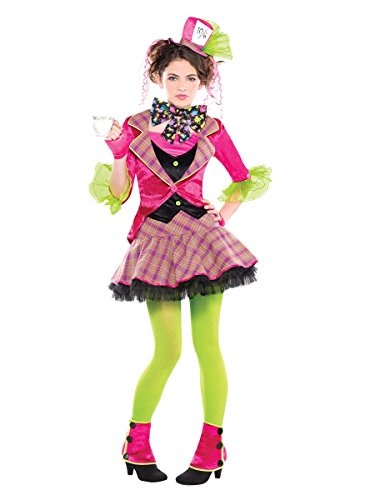 Amscan 997662 - Teen Girls Mad Hatter World Book Day Fancy Dress Costume Age: 10-12 Yrs