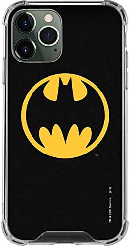 Skinit Clear Phone Case Compatible with iPhone 12 Pro Max - Officially Licensed DC Comics Batman Logo Design