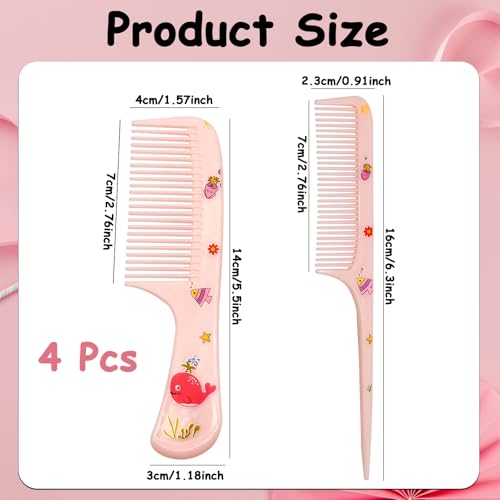 4 Piezas Peine Cute para Bebé y Niños miniatura 2