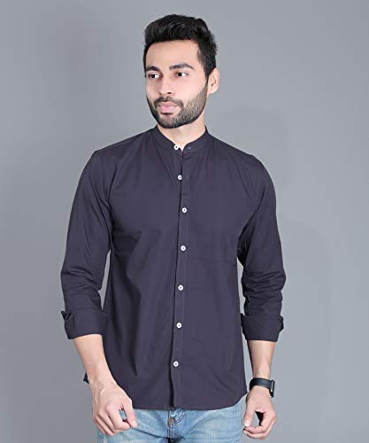 Image of FIFTH ANFOLD Men's Striped Slim Fit Shirt