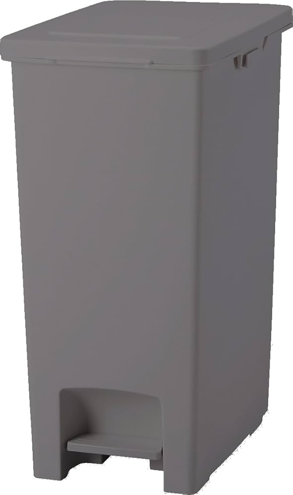 Amazon｜アスベル ゴミ箱 ECエバンペダル 45L グレー キッチンに最適