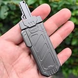 T-Conceal EDC Fidget Sliders Fidget Toys Stress Relief for Adults Metal Toy Mechanical Push Stress Relief Toy Sword Style Fidget Toy for (Grey)