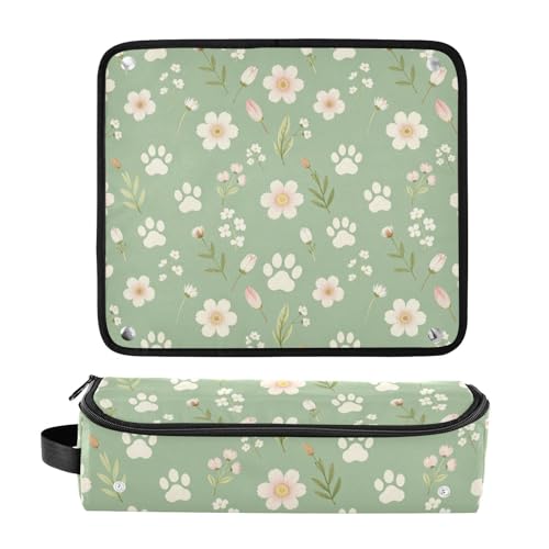 Bolsa de viaje para herramientas de cabello con tapete resistente al calor miniatura 3