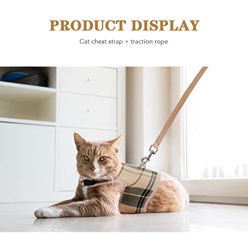 BINGPET Cat Harness and Leash Set Escape Proof Kitten Harness and Leash Adjustable, Comfortable Outdoor Vest,Strap… - Image 8