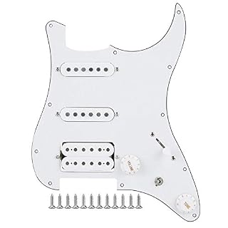 Pickguard pré-câblé de guitare électrique, Pickguard de guitare électrique SSH Humbuckers pour guitare électrique - Les Beatles, Paul McCartney, John Lennon, RIngo Starr, George Harrison