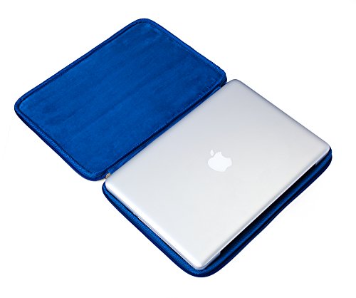 Image of Blue 11-inch (27cm) Soft Sleeve Case Cover for MacBook Air (Navy Blue)