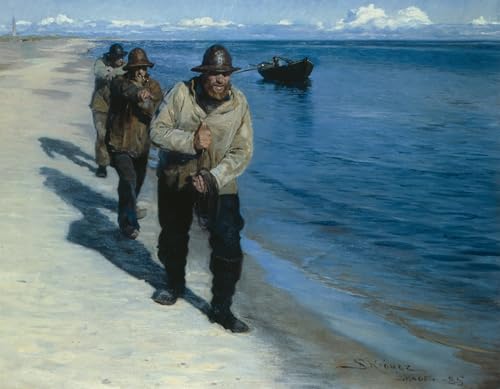 Peinture Peder Kroyer affiche toile imprimée déco bureau de style tableau huile