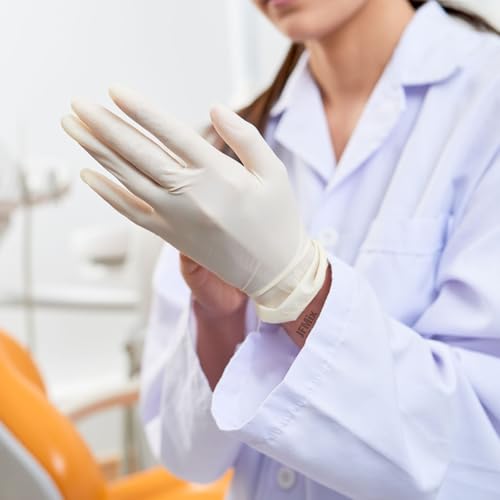 Luva Latex Descartavel Sem Pó - INOVEN - PP, P, M e G - 200 unidades (P)
