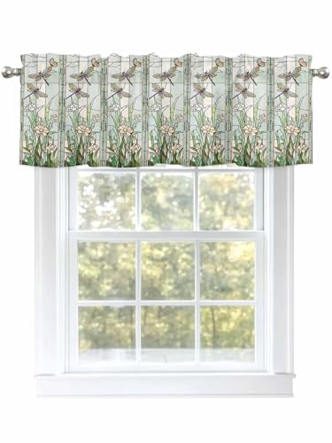 GNAKT AREWG Watercolor Flower Valance