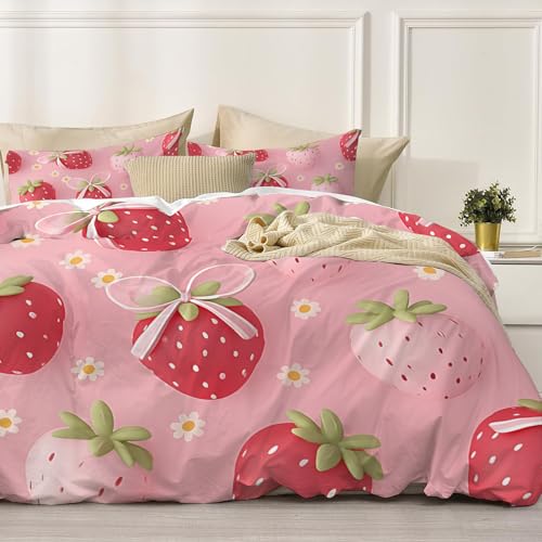 Linge de lit enfant rose anti-plis fini la corvée de repassage avec la fermeture éclair