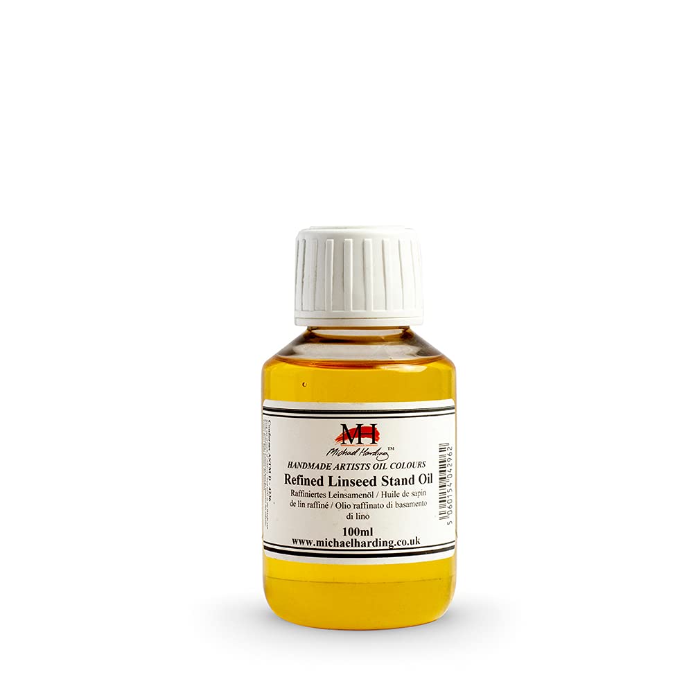 Michael Harding Refined Linseed Stand Oil Medium 100ml For Oil Painting