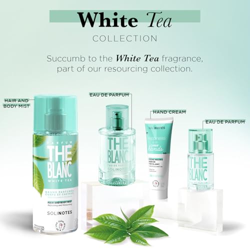 Image of Solinotes White Tea Eau de Parfum, Cardamom & Bergamot, Vegan, 1.7 Fl Oz