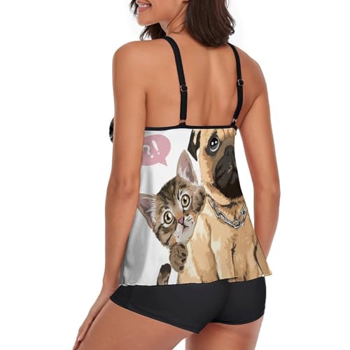 Robe de plage tankini femme résolvant le complexe du ventre pour cet été - 3