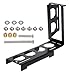 Produktbild hsafantastic DIY Metall Grafikkartenhalterung Riser Festes vertikales ATX Gehäuse StückI-E 16x x16 Interne Halterungen Halter Stent Stand Grafikkartenhalterung Schwarz