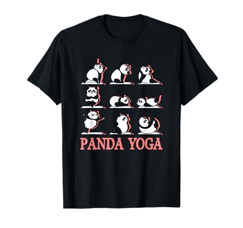 Panda Yoga Zen Sport Humour Asie Animal Homme Femme Cadeau T-Shirt