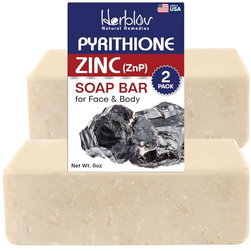 Zinc Soap Bar with Zinc Pyrithione – Gentle All-Natural Face