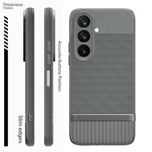 Image of Pikkme Back Cover for Samsung Galaxy M47 5G / A27 5G Camera Protection 3D Hexa Cube Design Silicone Protective Bumper Case (Grey)