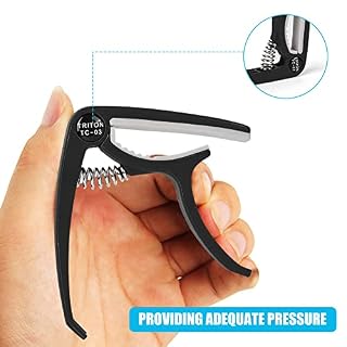 Capo de Guitare,Capodastre,Avec Lot de 5 médiators et 1 Porte-Médiator en Cuir,Capos de Guitare,pour Guitare Acoustique… - Les Beatles, Paul McCartney, John Lennon, RIngo Starr, George Harrison Capo de Guitare,Capodastre,Avec Lot de 5 médiators et 1 Porte-Médiator en Cuir,Capos de Guitare,pour Guitare Acoustique… – Image 7
