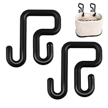 CNQLIS 2 Pcs 3" Lineman Bucket Hooks for Blankets, Aerial Basket Hooks, Lineman Bucket Tool Holders, Tool Bag, 40lbs
