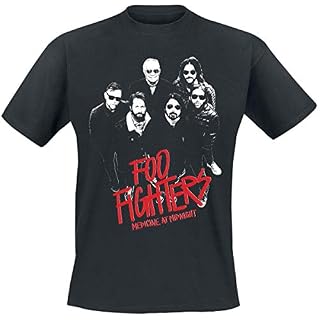 Rock Off T-shirt unisexe Foo Fighters Medicine at Midnight Photo – Noir - Les Beatles, Paul McCartney, John Lennon, RIngo Starr, George Harrison