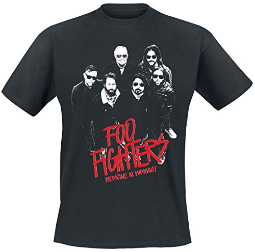 Rock Off T-shirt unisexe Foo Fighters Medicine at Midnight Photo – Noir - Les Beatles, Paul McCartney, John Lennon, RIngo Starr, George Harrison Rock Off T-shirt unisexe Foo Fighters Medicine at Midnight Photo - Noir