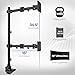 VIVO Dual Ultra-Wide Monitor Extra Tall Desk Mount for up to 49 inch Ultrawides, Clamp-on Adjustable Stand Holds 44 lbs per Screen, VESA up to 100x100mm, Black, STAND-V120T