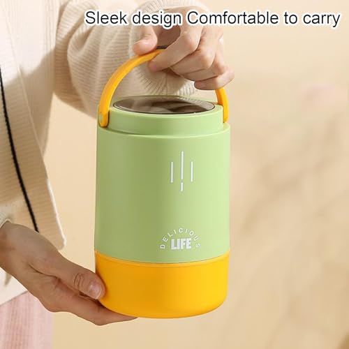 Termo para comida premium de 900ml en acero inoxidable con triple capa térmica hermética 7