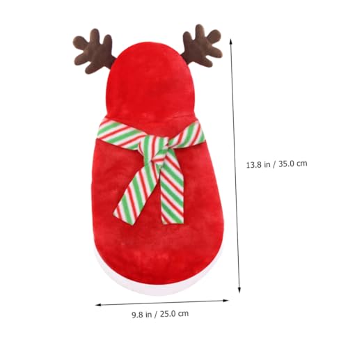 Disfraz navideño para perros pequeños talla S miniatura 2