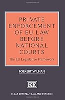 Private Enforcement of Eu Law Before National Courts: The Eu Legislative Framework 1784718483 Book Cover